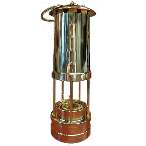 Traditional Miner Lamp Solid Brass
